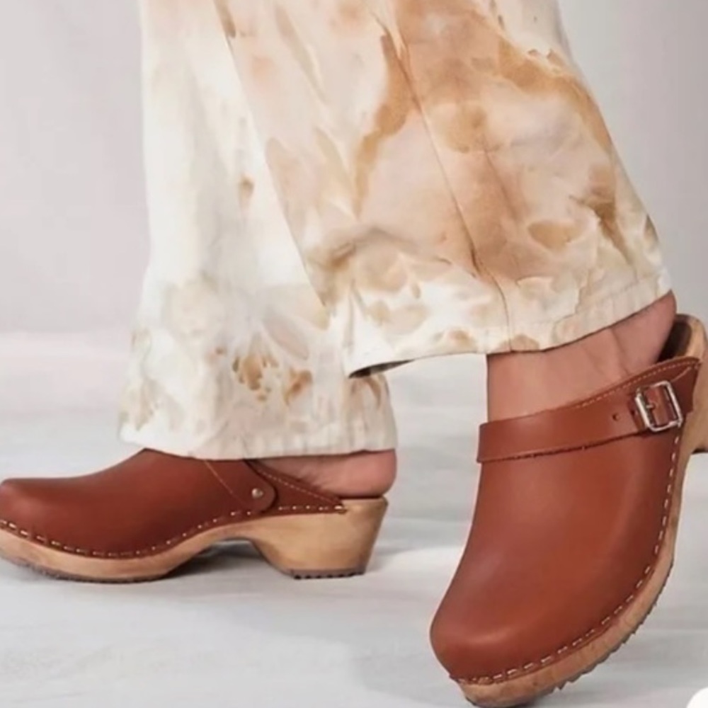 MIA Alma Buckle Made in Sweden Clogs EU38/ US 7.5-8 NEW W Out Box